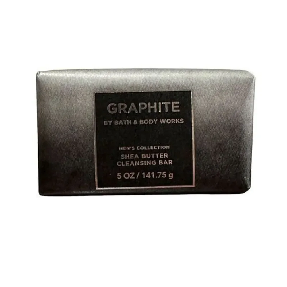 Bath & Body Works Mens Collection Graphite‎ Shea Butter Cleansing Bar 5 oz Soap